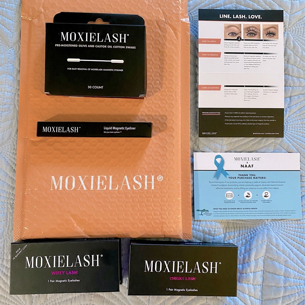Moxielash bundle w/ full size magnetic liner and 2 pairs magnetic lashes